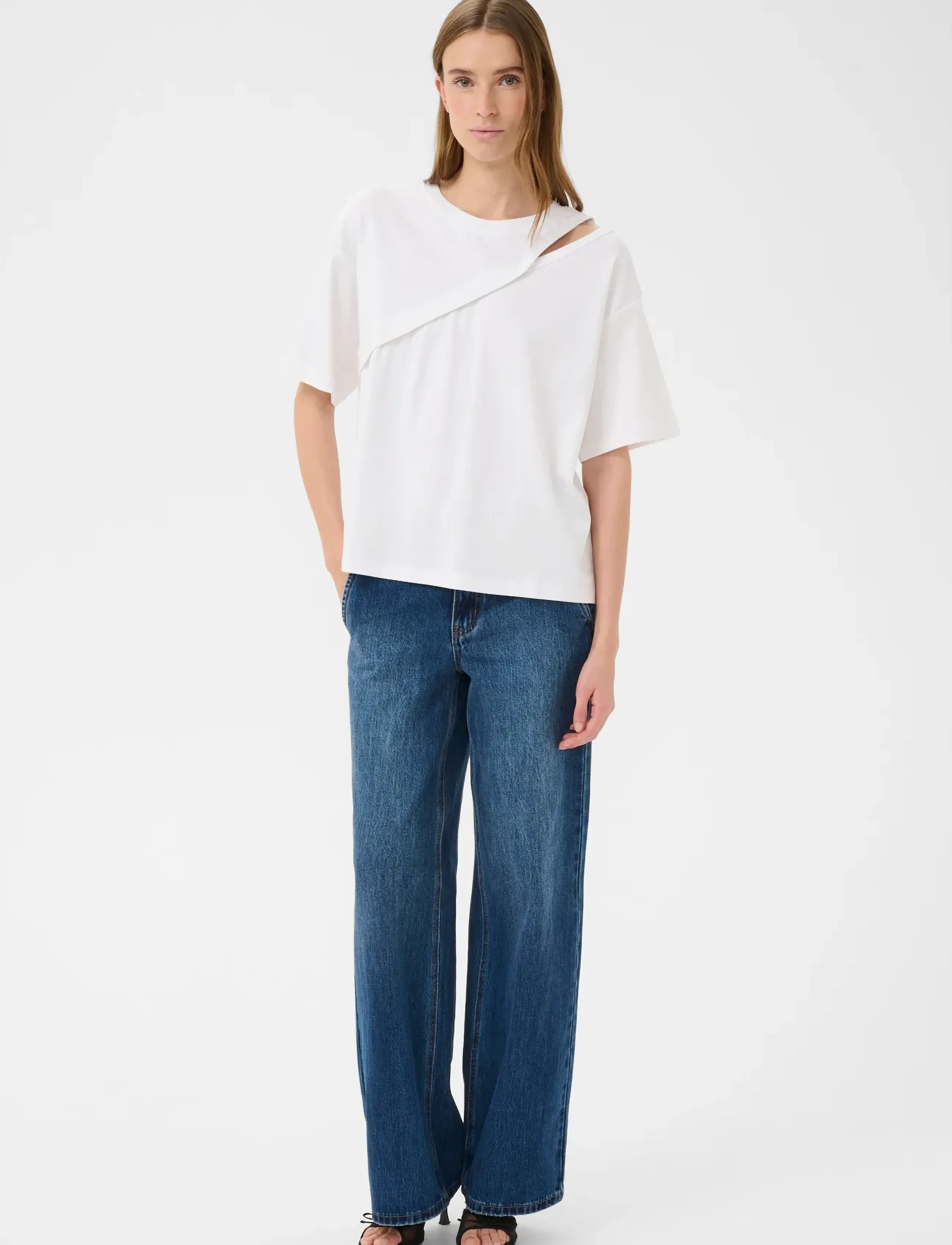 Karen By Simonsen - KBRenee Hole Tee - madalaimad hinnad - bright white - 3