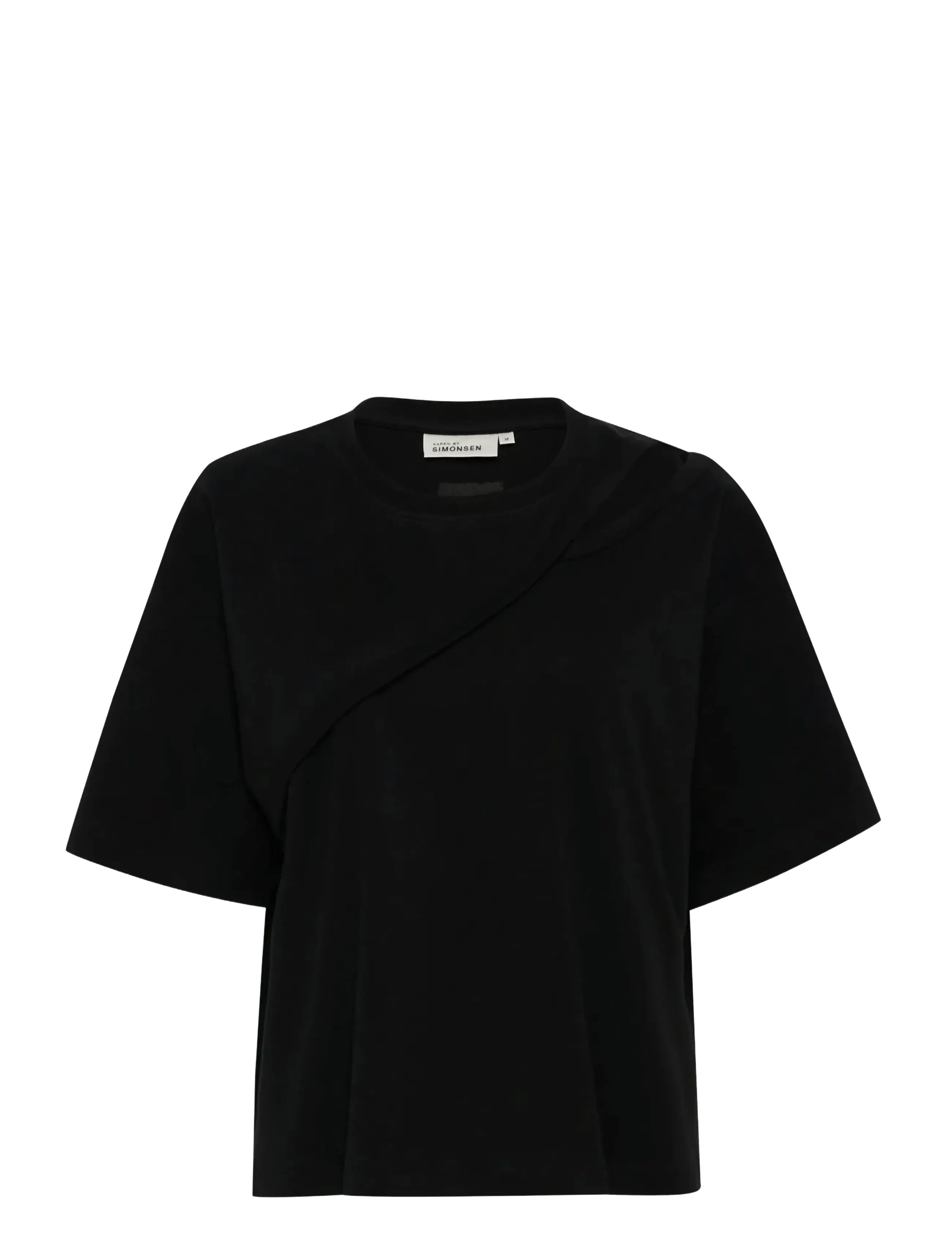 Karen By Simonsen KBRenee Hole Tee - Karen By Simonsen - METEORITE / black