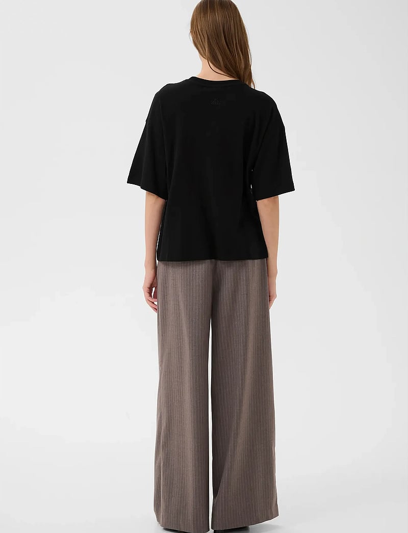 Karen By Simonsen - KBRenee Hole Tee - t-särgid - meteorite - 4