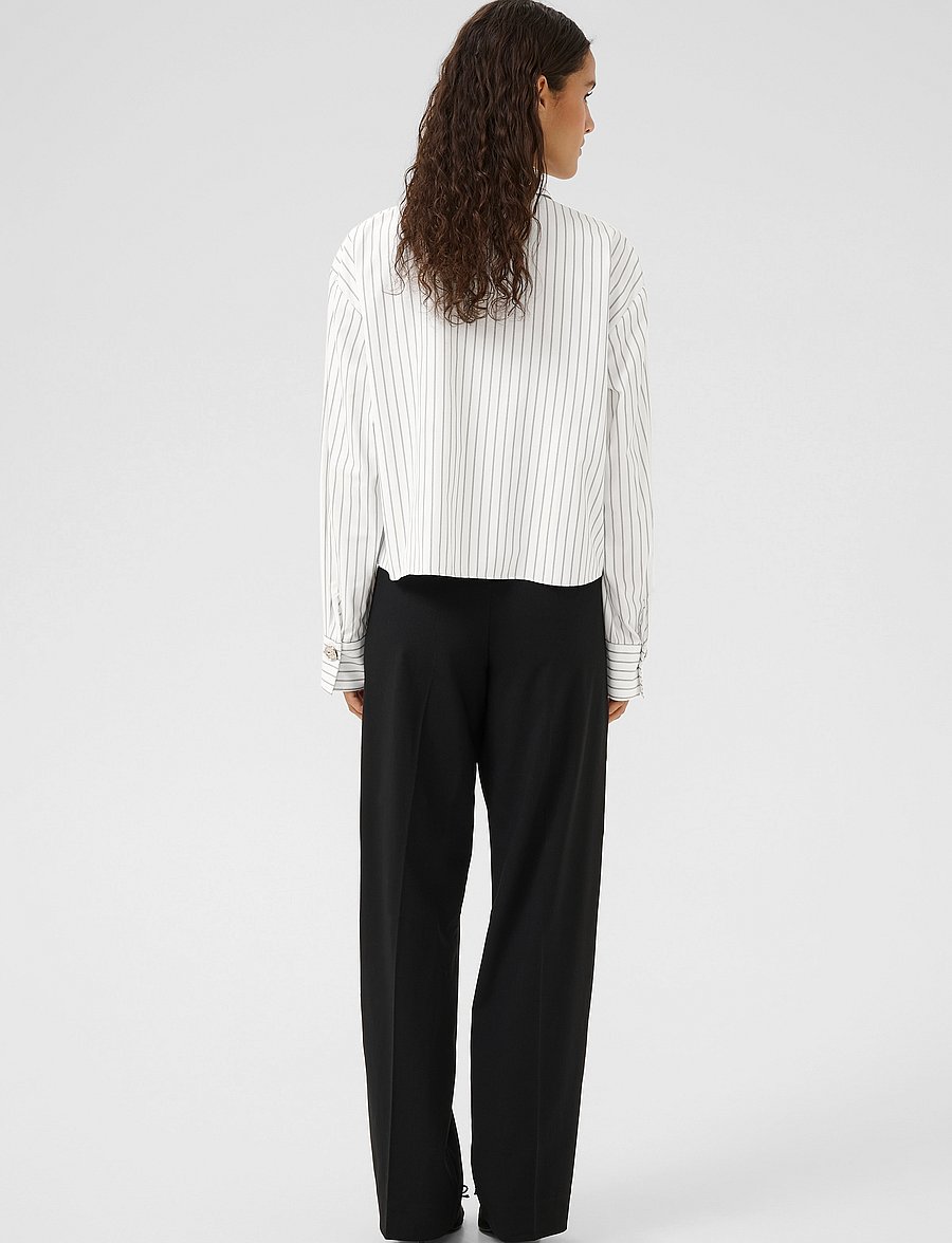 Karen By Simonsen - KBUda Nilla Shirt - krekli ar garām piedurknēm - bright white - 4