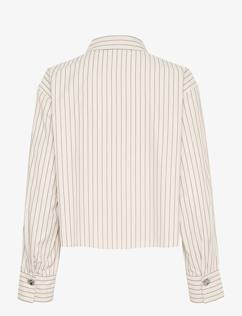 Karen By Simonsen - KBUda Nilla Shirt - long-sleeved shirts - simply taupe - 2