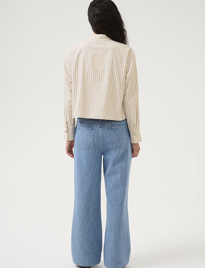 Karen By Simonsen - KBUda Nilla Shirt - long-sleeved shirts - simply taupe - 4
