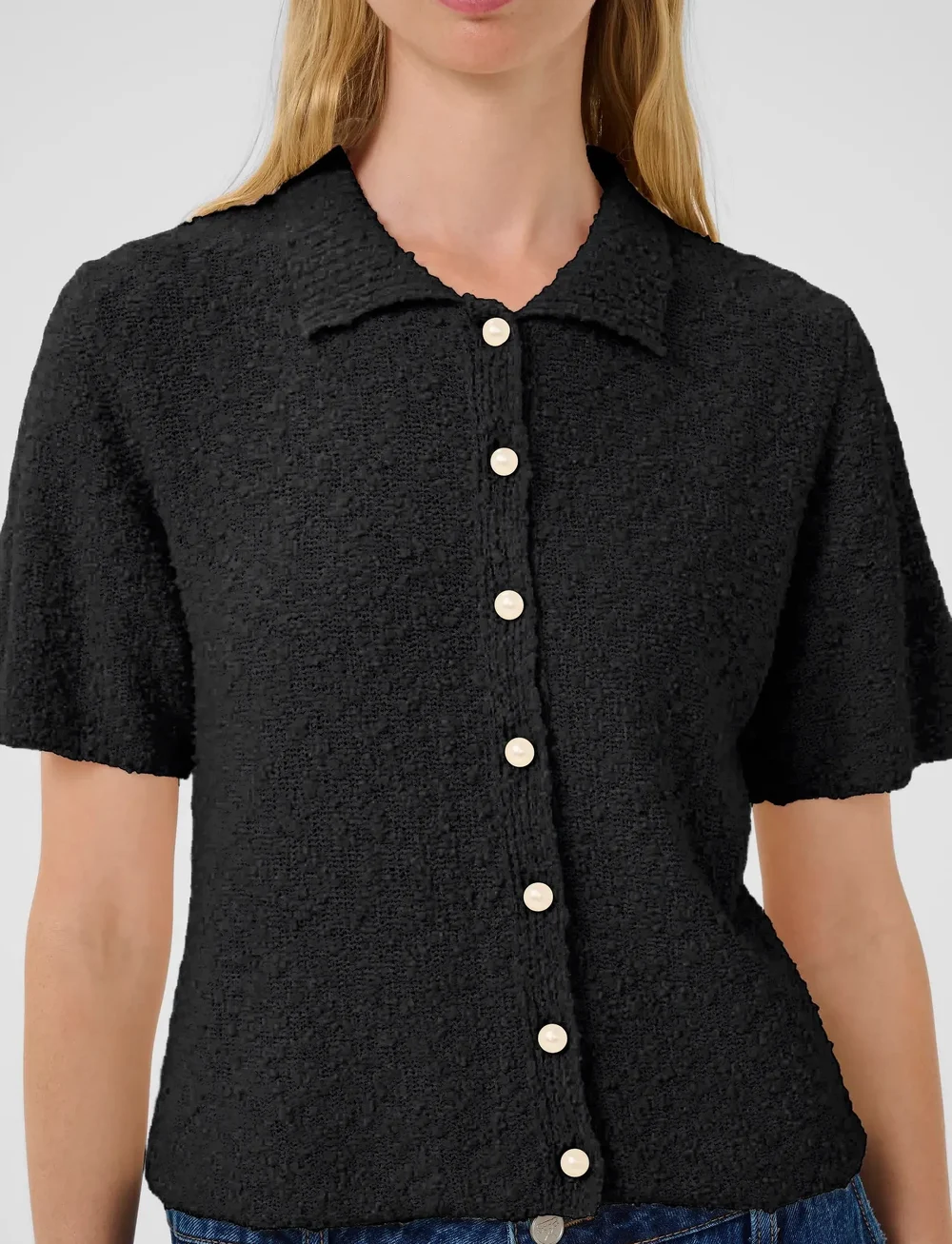 Karen By Simonsen - KBUnice Cardigan - cardigans - meteorite - 5