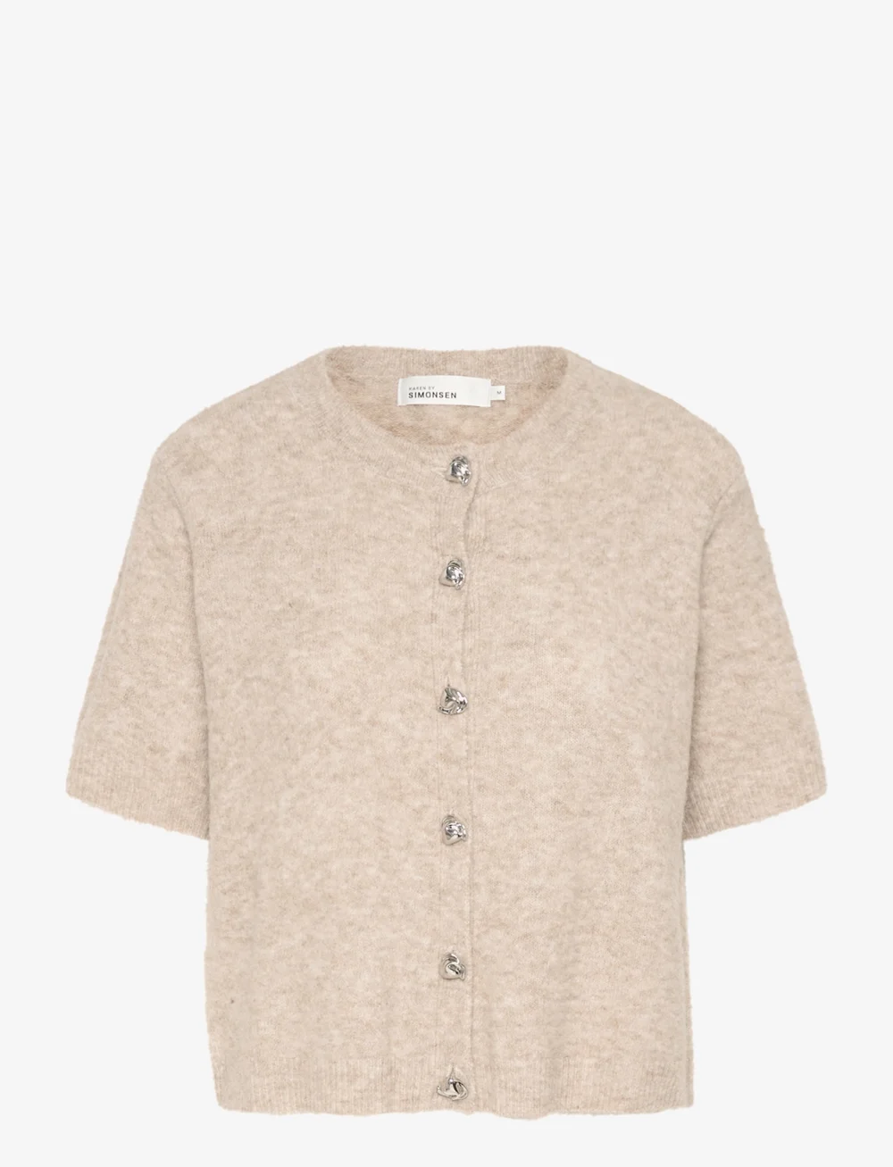 Karen By Simonsen - KBNoabelle Short Cardigan - kardiganid - simply taupe - 1