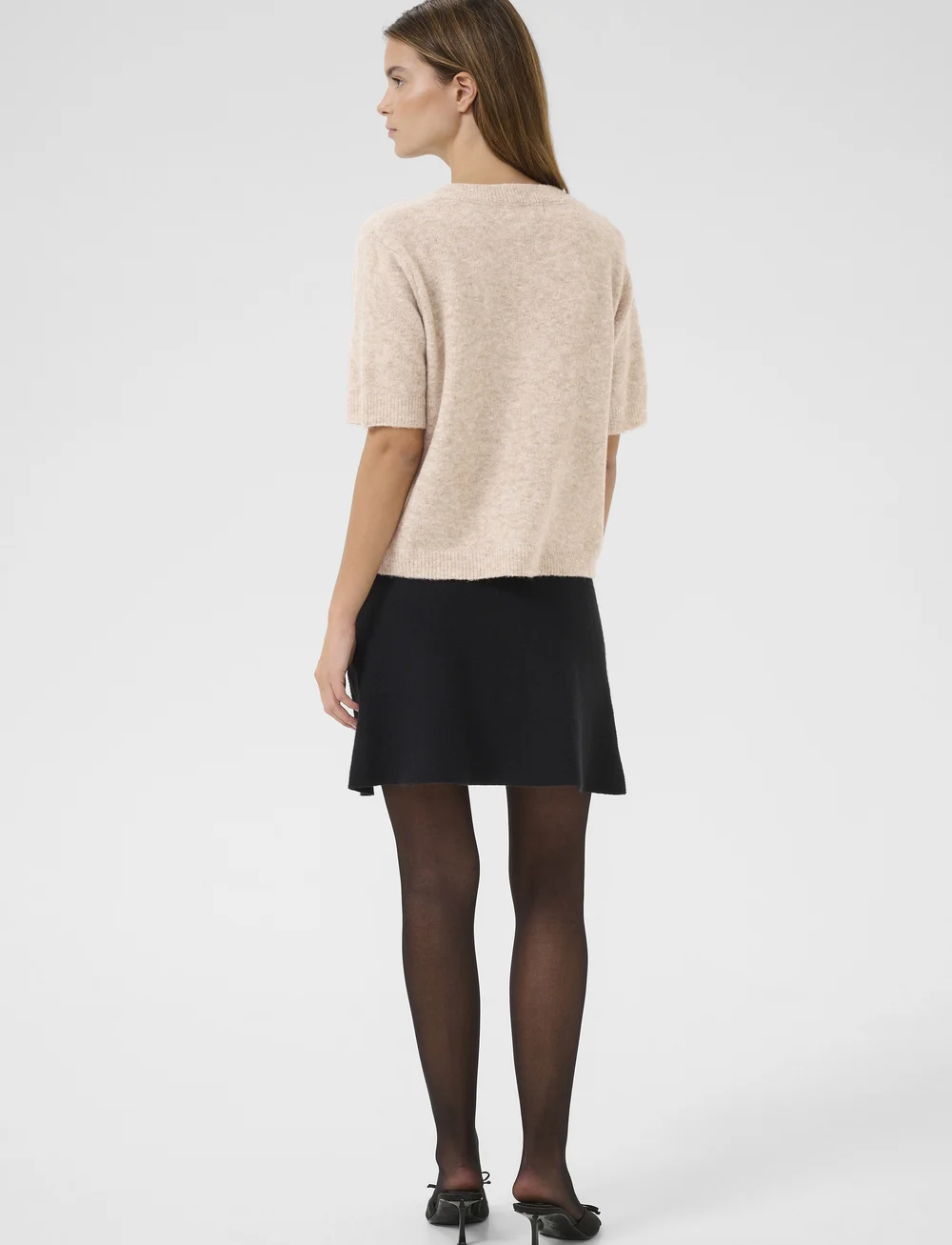 Karen By Simonsen - KBNoabelle Short Cardigan - kardiganid - simply taupe - 4