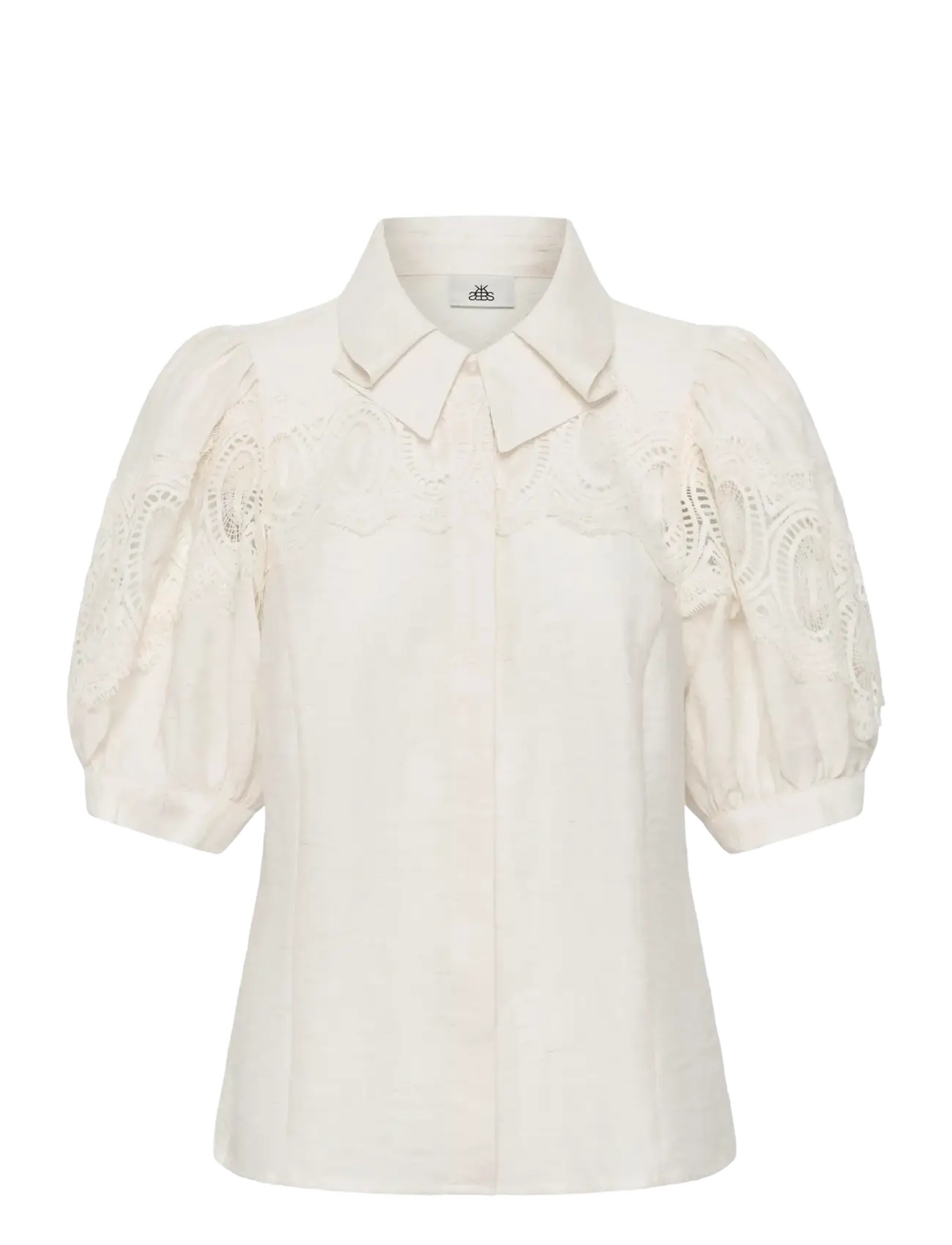 Karen By Simonsen - KBUrith Frosty Blouse - palaidinės trumpomis rankovėmis - egret - 1
