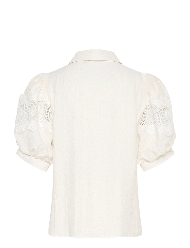 Karen By Simonsen - KBUrith Frosty Blouse - blouses à manches courtes - egret - 2