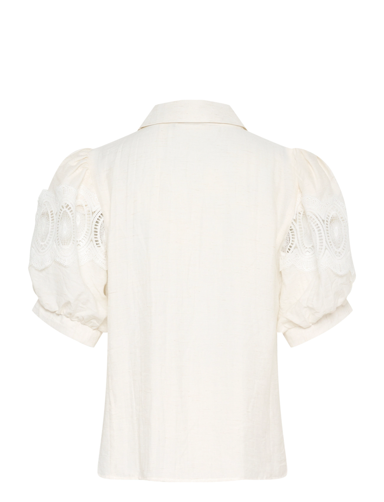 Karen By Simonsen - KBUrith Frosty Blouse - lyhythihaiset puserot - egret - 2