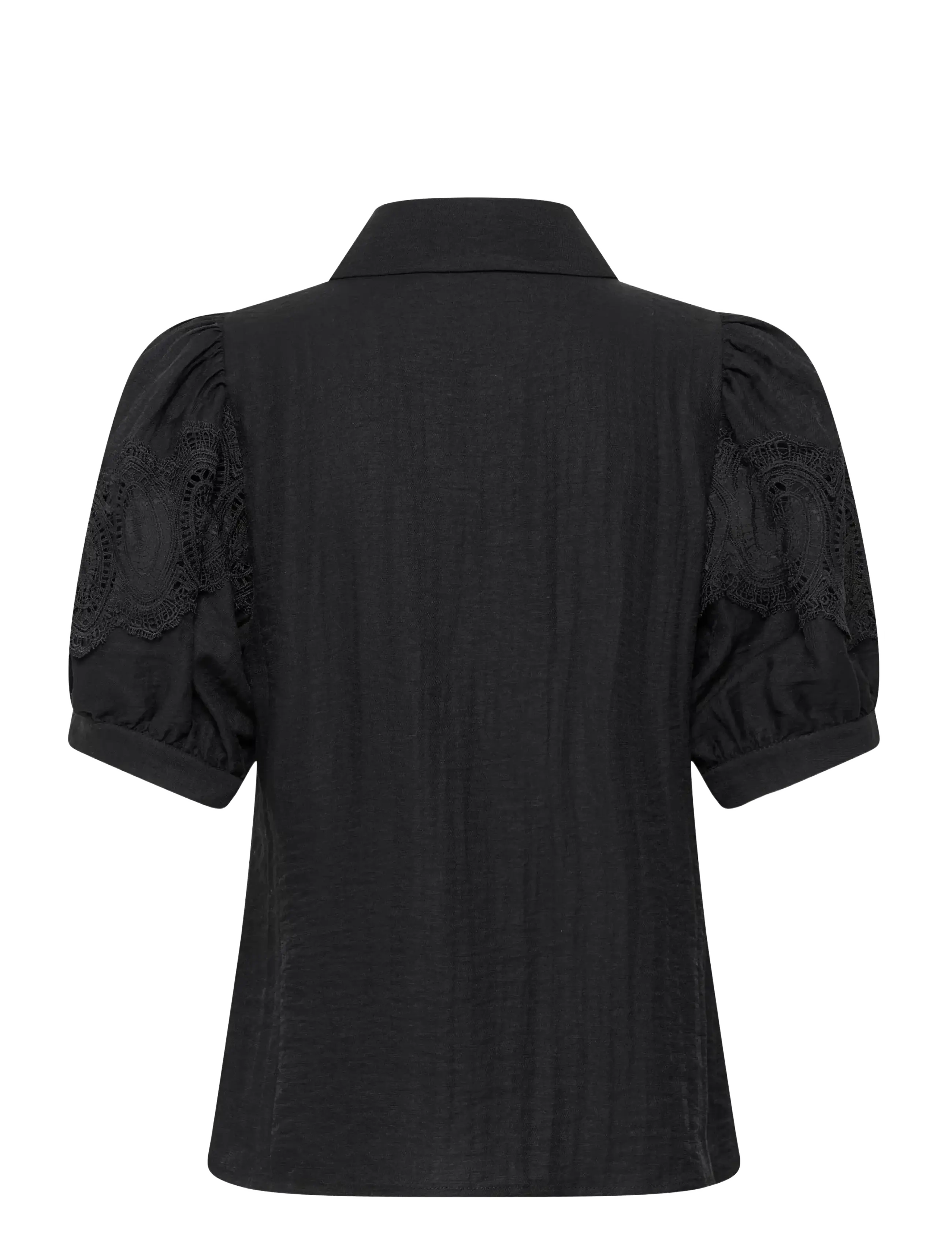 Karen By Simonsen - KBUrith Frosty Blouse - kortærmede bluser - meteorite - 2