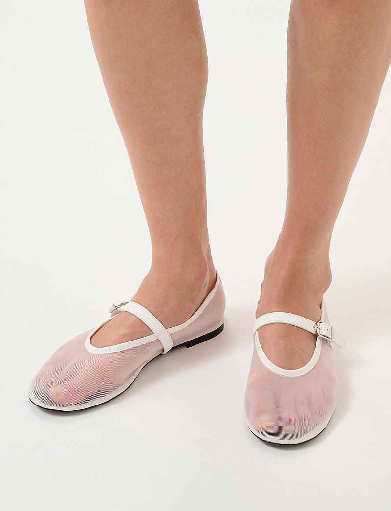 Karen By Simonsen - KBUndina Top - kurzämlige blusen - silver - 5