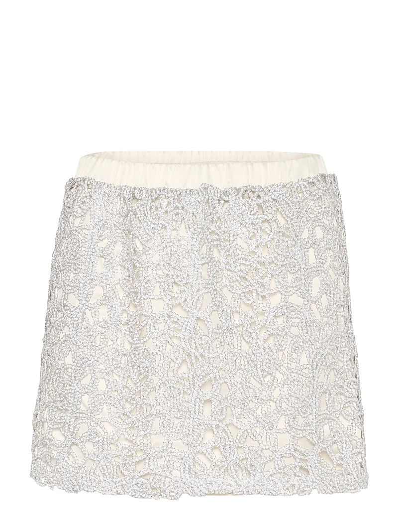 Karen By Simonsen - KBUndina Skirt - kurze röcke - silver - 1