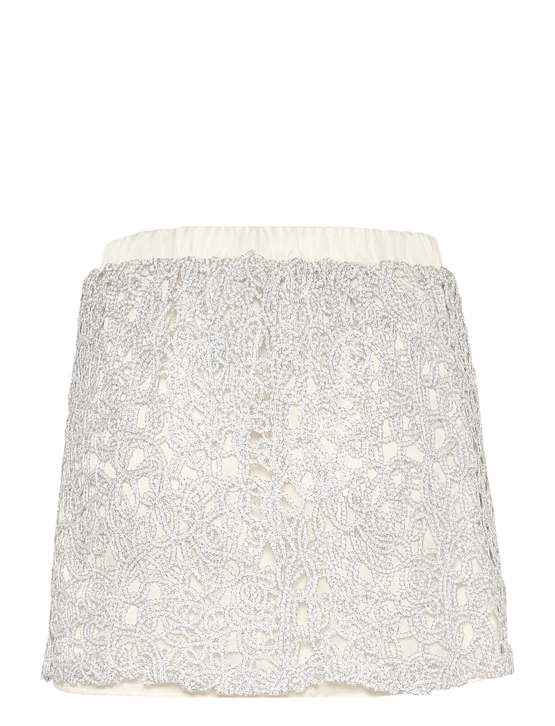Karen By Simonsen - KBUndina Skirt - kurze röcke - silver - 2