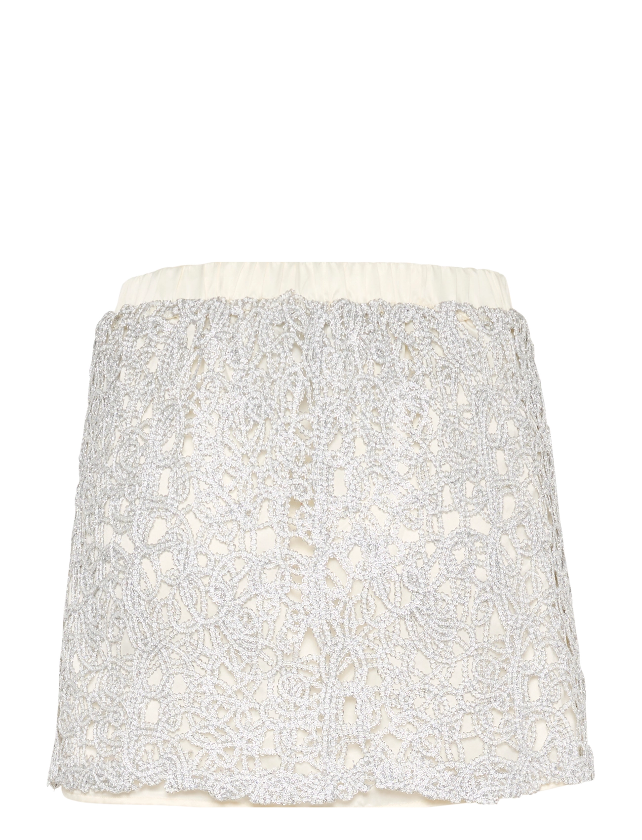 Karen By Simonsen - KBUndina Skirt - Īsi svārki - silver - 2