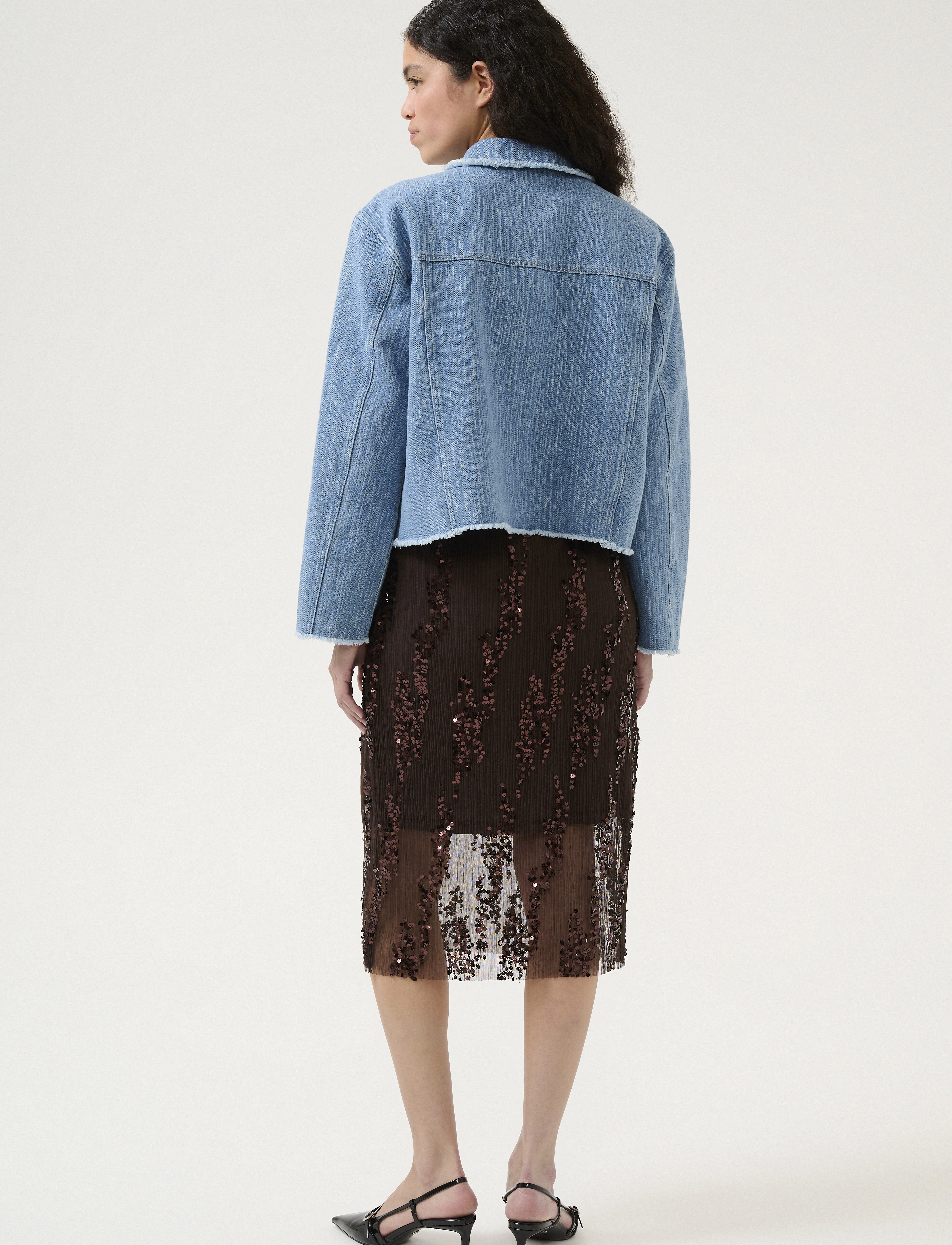 Karen By Simonsen - KBUrbana Shirt - overshirts - medium blue denim - 4