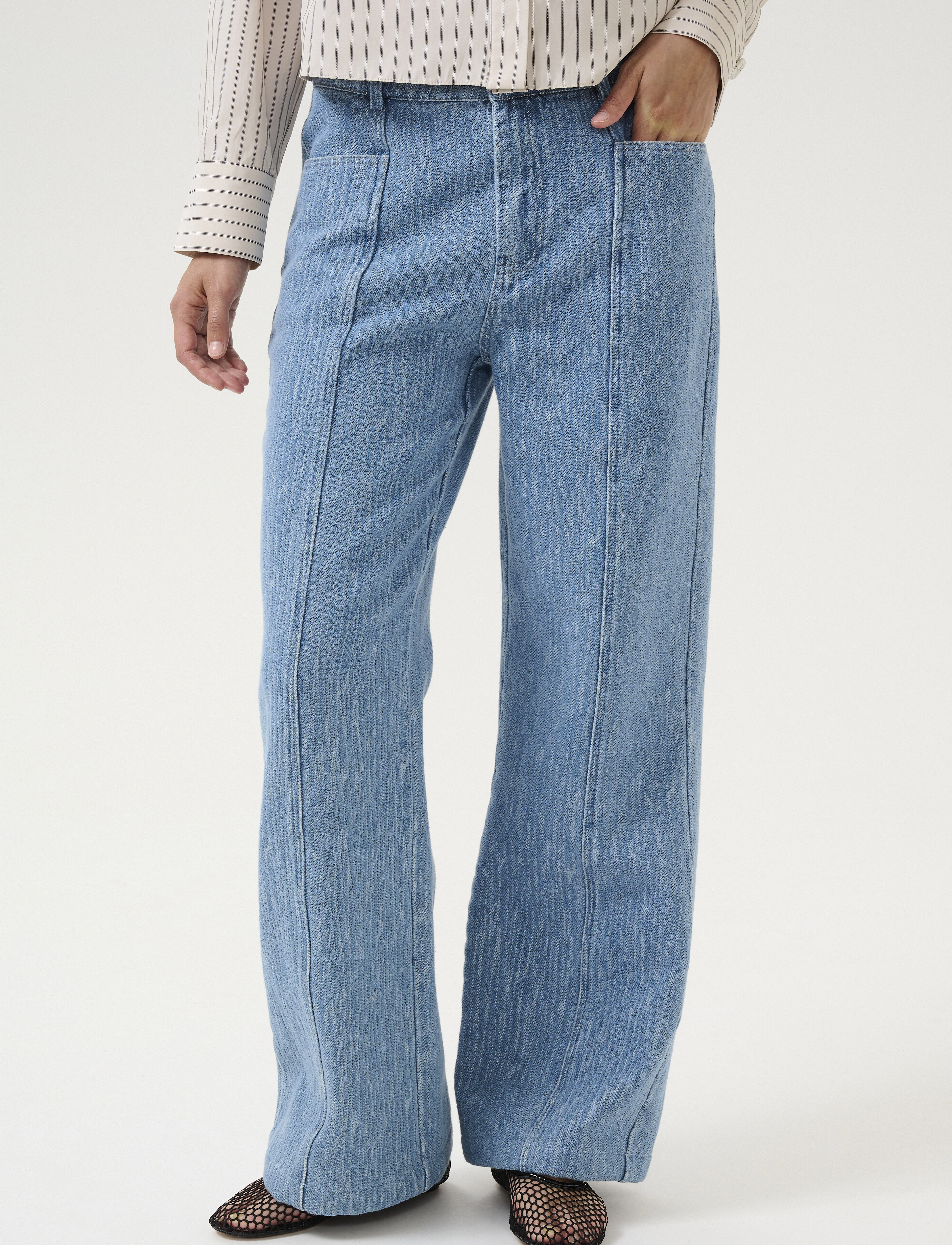 Karen By Simonsen KBUrbana Jeans - Transitional Layering - MEDIUM BLUE DENIM / blue