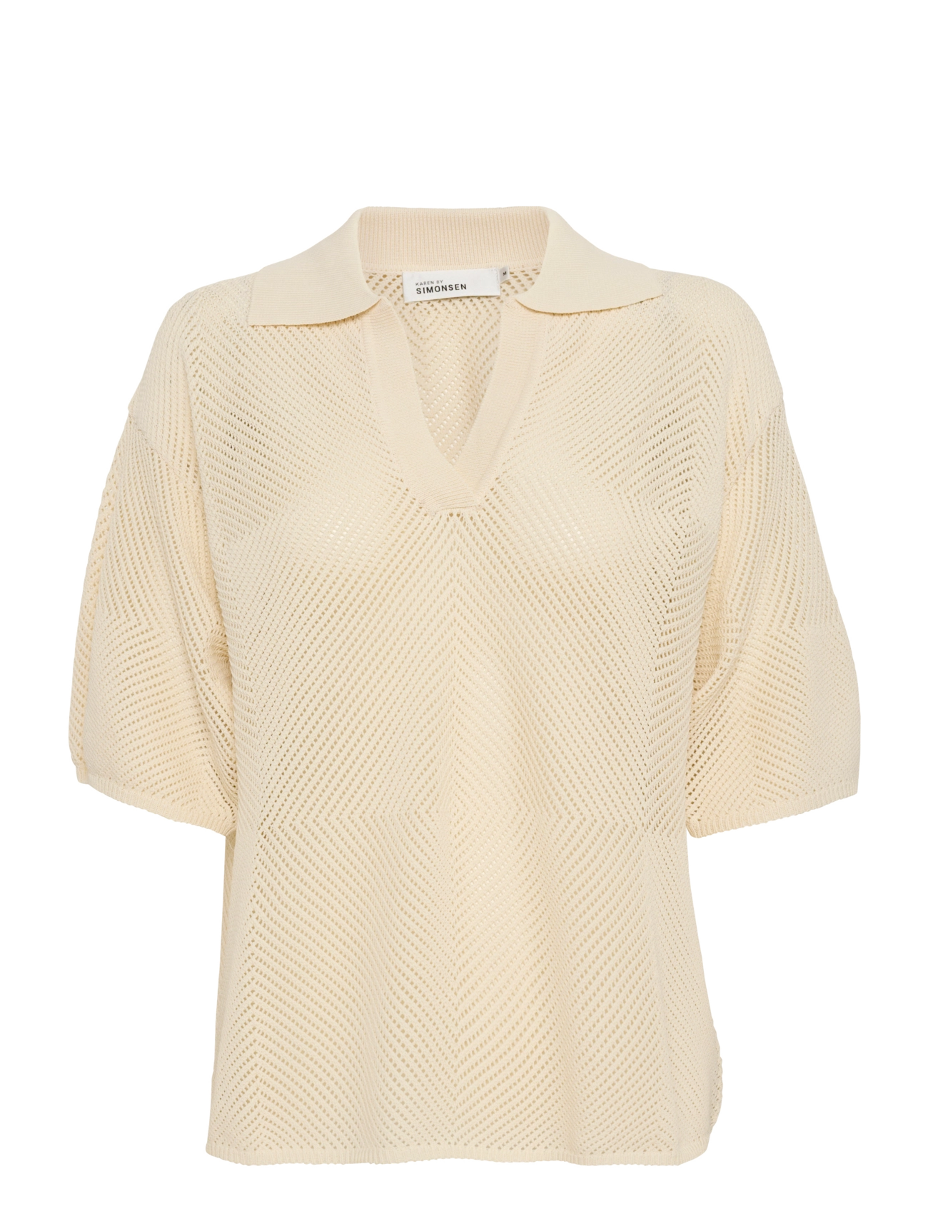 KAREN BY SIMONSEN Kbupala Polo Cream - S - Damen