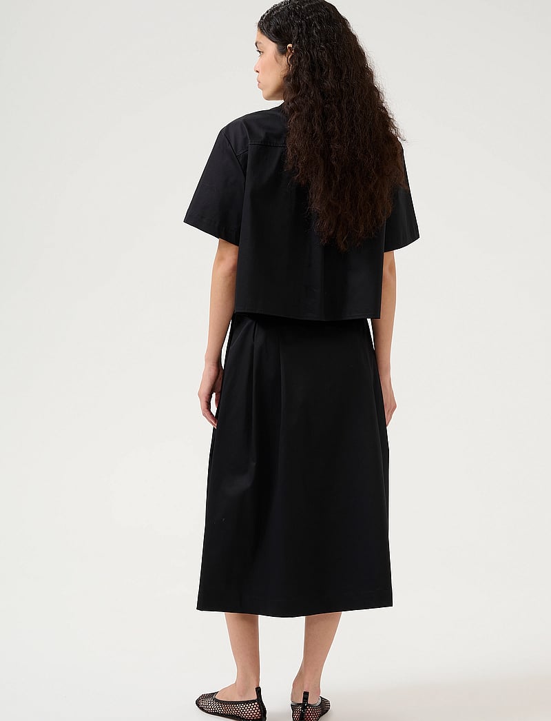 Karen By Simonsen - KBUshi Skirt - midiseelikud - meteorite - 4