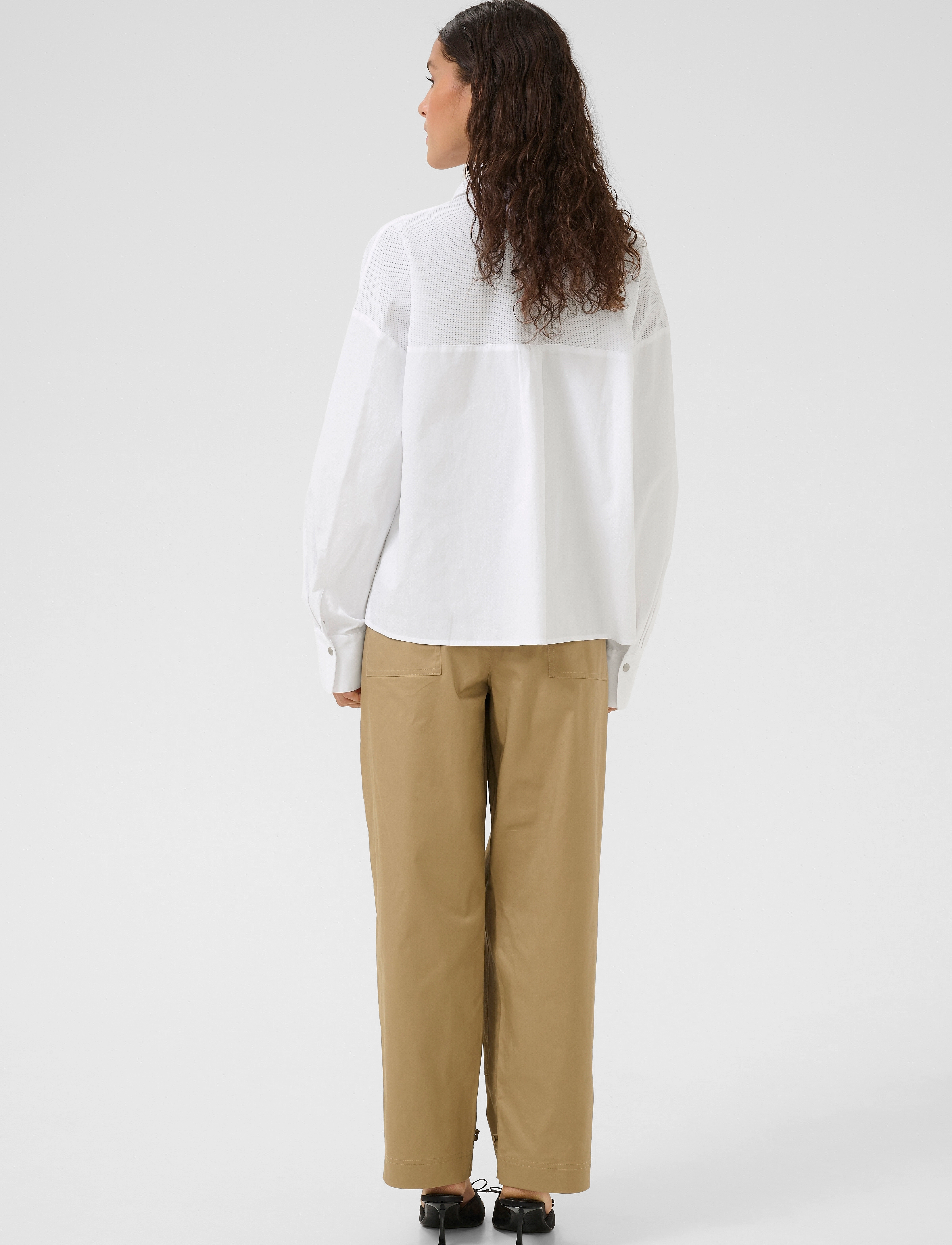 Karen By Simonsen - KBUmali Shirt - langärmlige hemden - bright white - 3