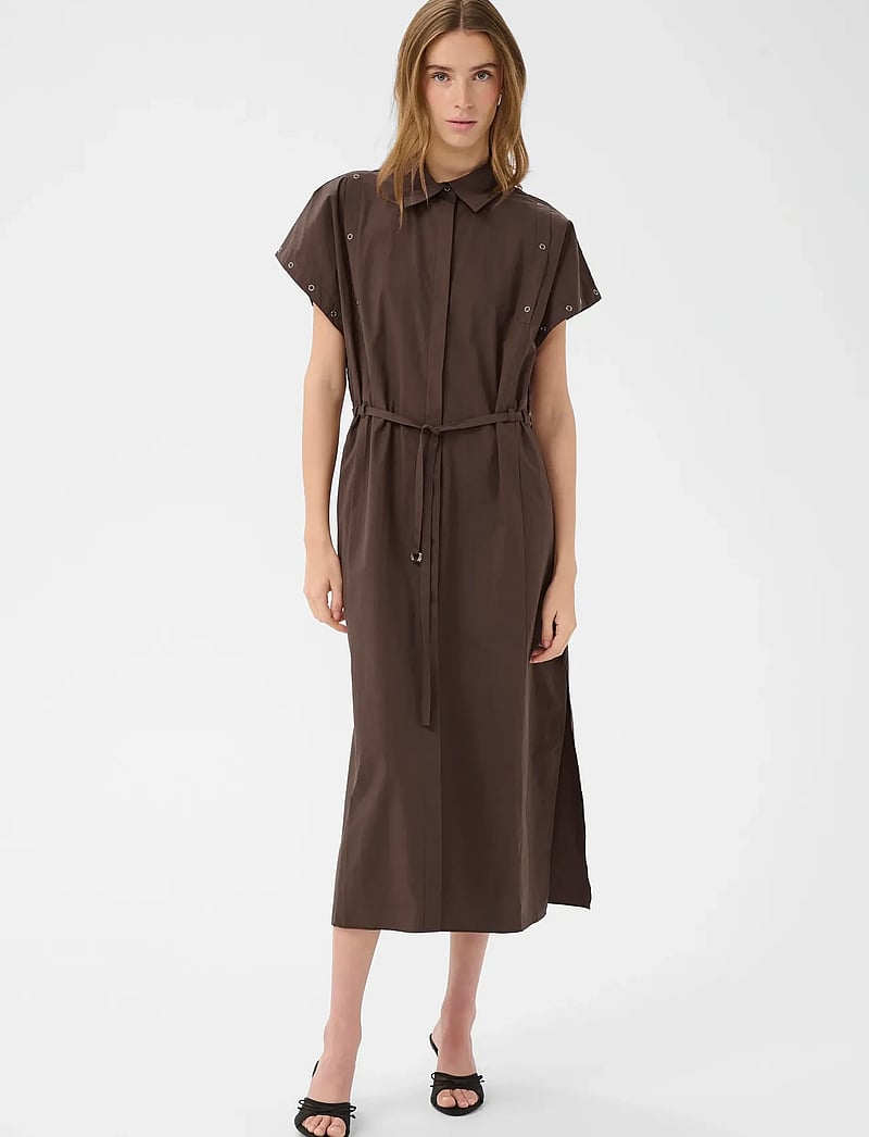 Karen By Simonsen - KBVicky Dress - hemdkleider - chocolate martini - 3