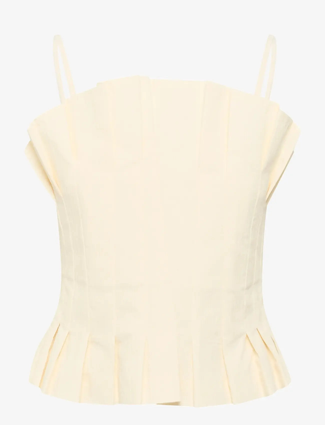 Karen By Simonsen - KBVilje Top - sleeveless tops - egret - 1