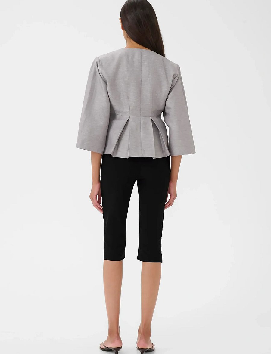 Karen By Simonsen - KBViben Capri Pants - capri-püksid - meteorite - 4