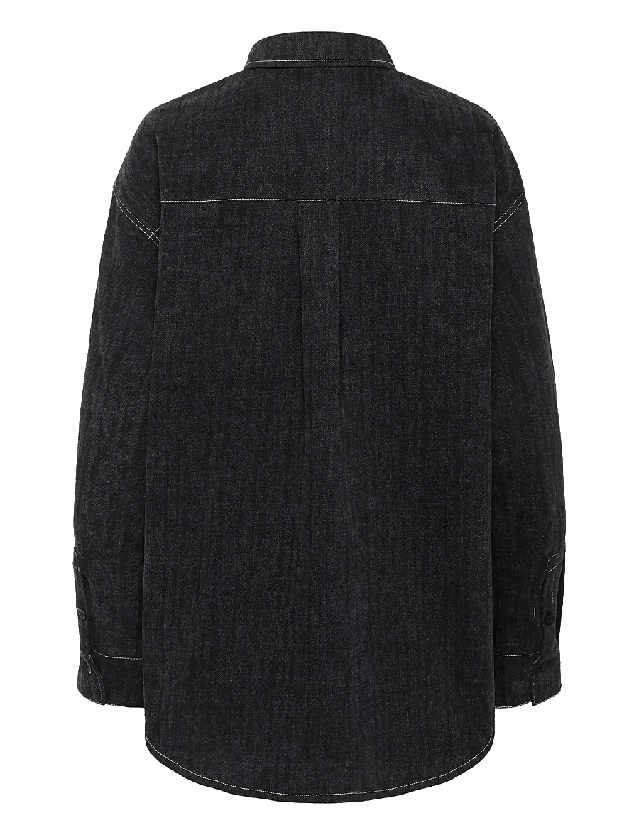 Karen By Simonsen - KBBeverly Denim Shirt - jeanshemden - dark grey denim - 2