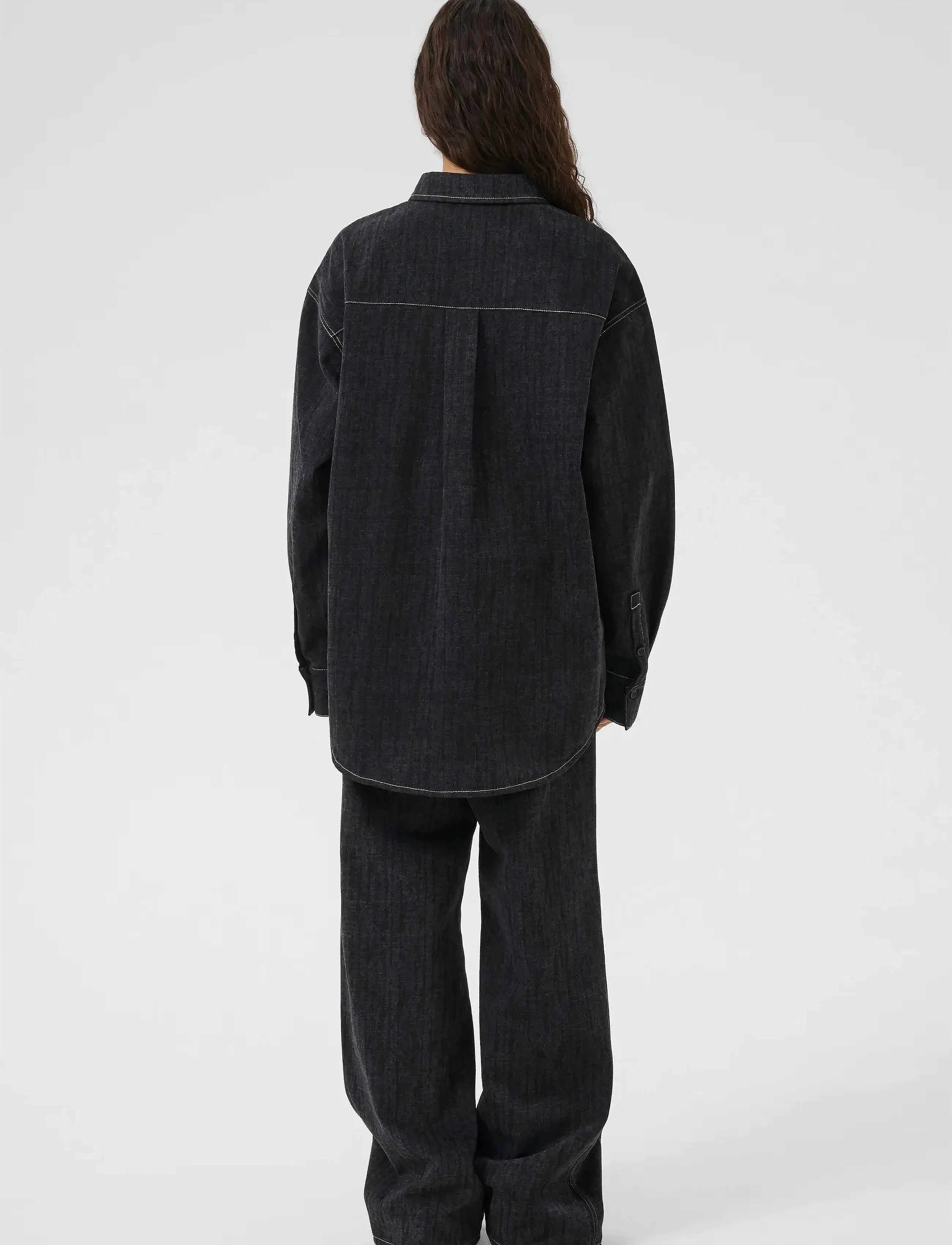Karen By Simonsen - KBBeverly Denim Shirt - jeanshemden - dark grey denim - 4