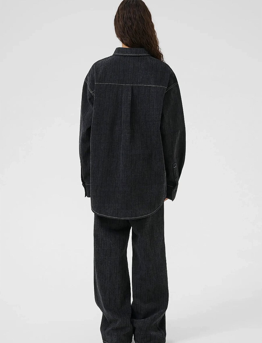 Karen By Simonsen - KBBeverly Denim Shirt - jeanshemden - dark grey denim - 4
