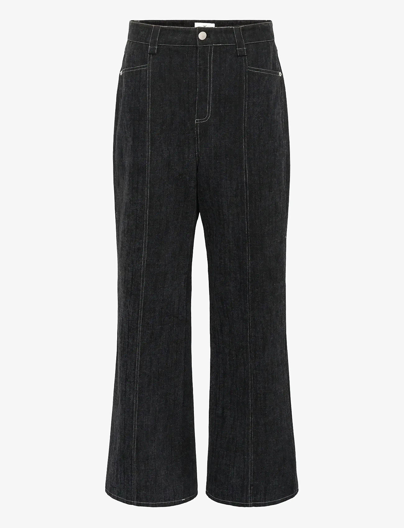 Karen By Simonsen - KBBeverly Jeans - brede jeans - dark grey denim - 0