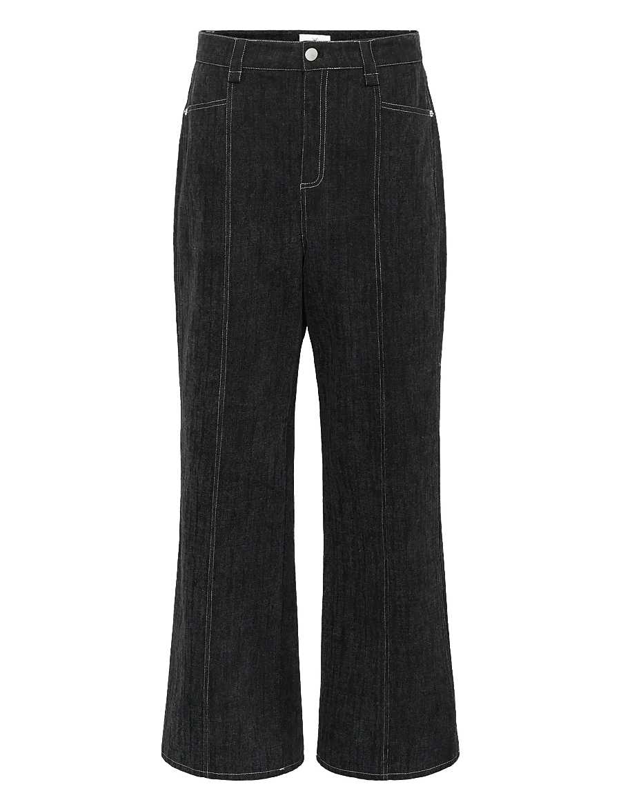 Karen By Simonsen - KBBeverly Jeans - wide leg jeans - dark grey denim - 0