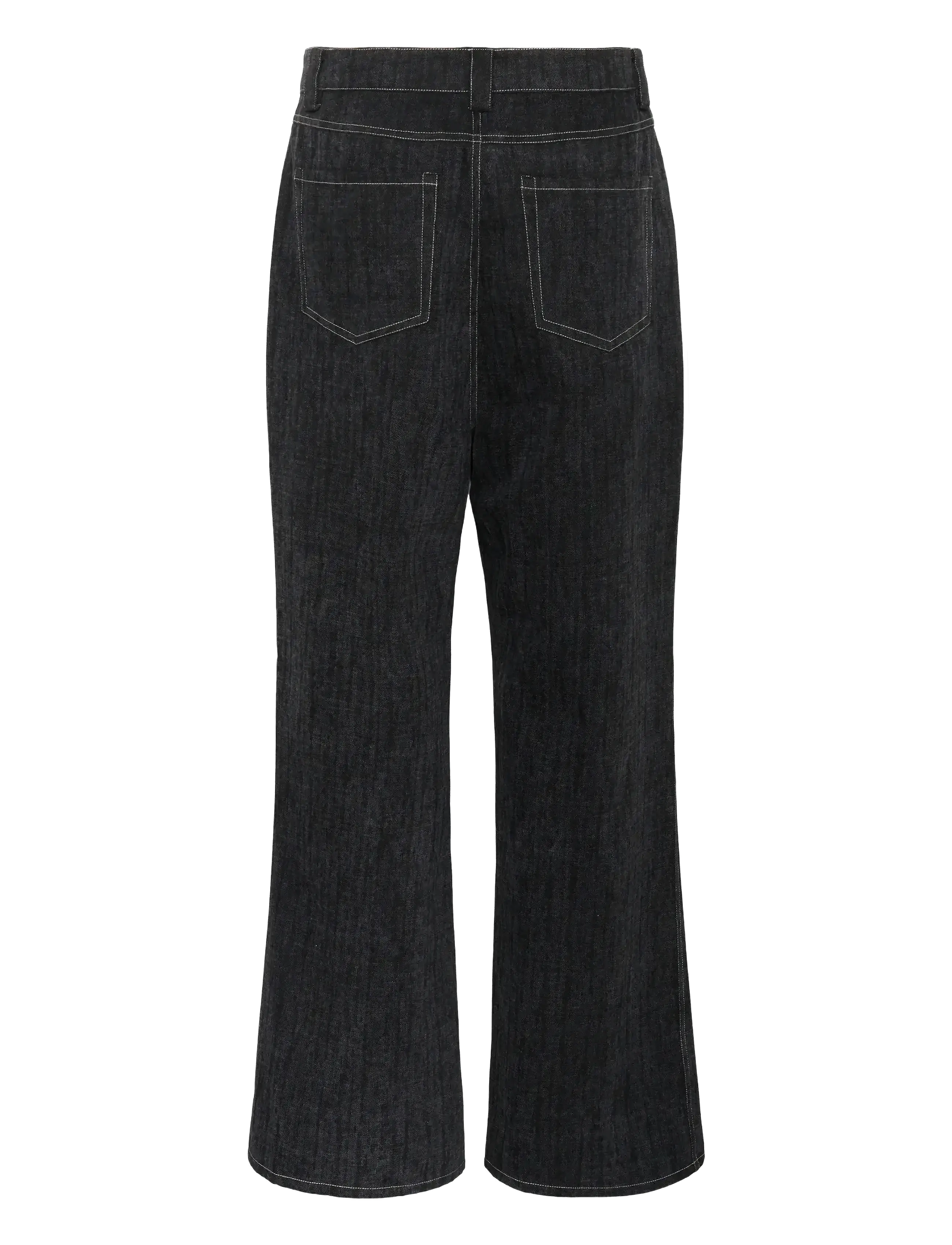 Karen By Simonsen - KBBeverly Jeans - hosen mit weitem bein - dark grey denim - 1