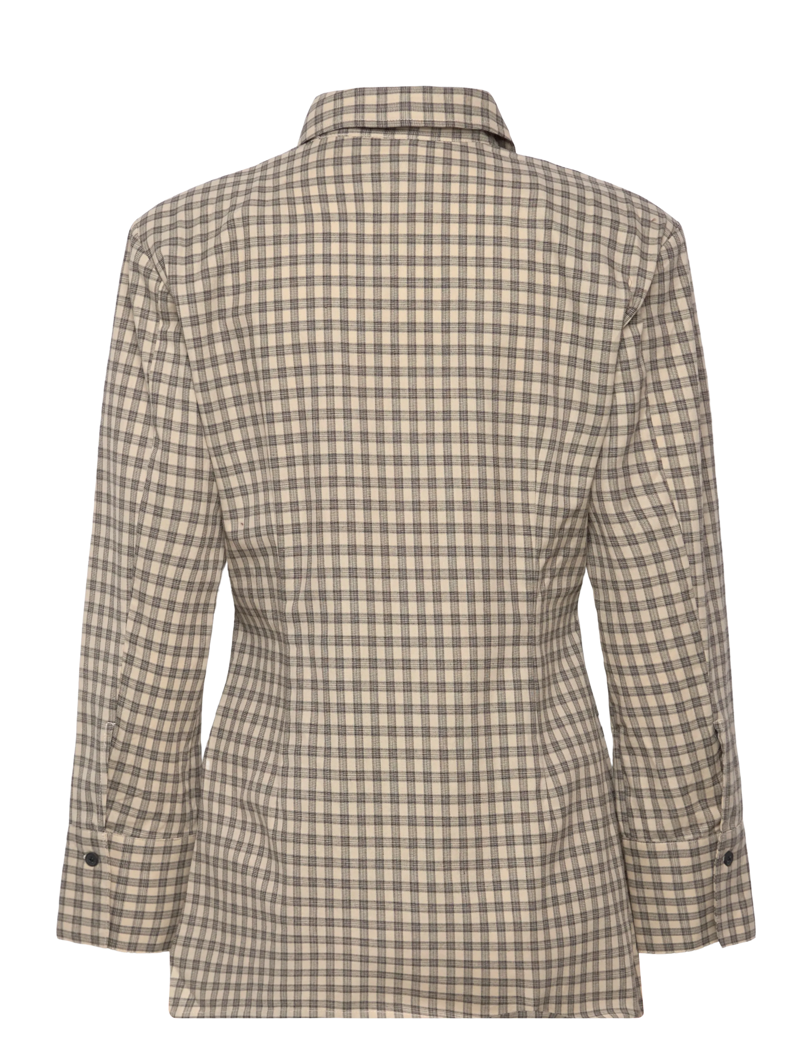 Karen By Simonsen - KBBillie Shirt - langærmede skjorter - pebble check - 1