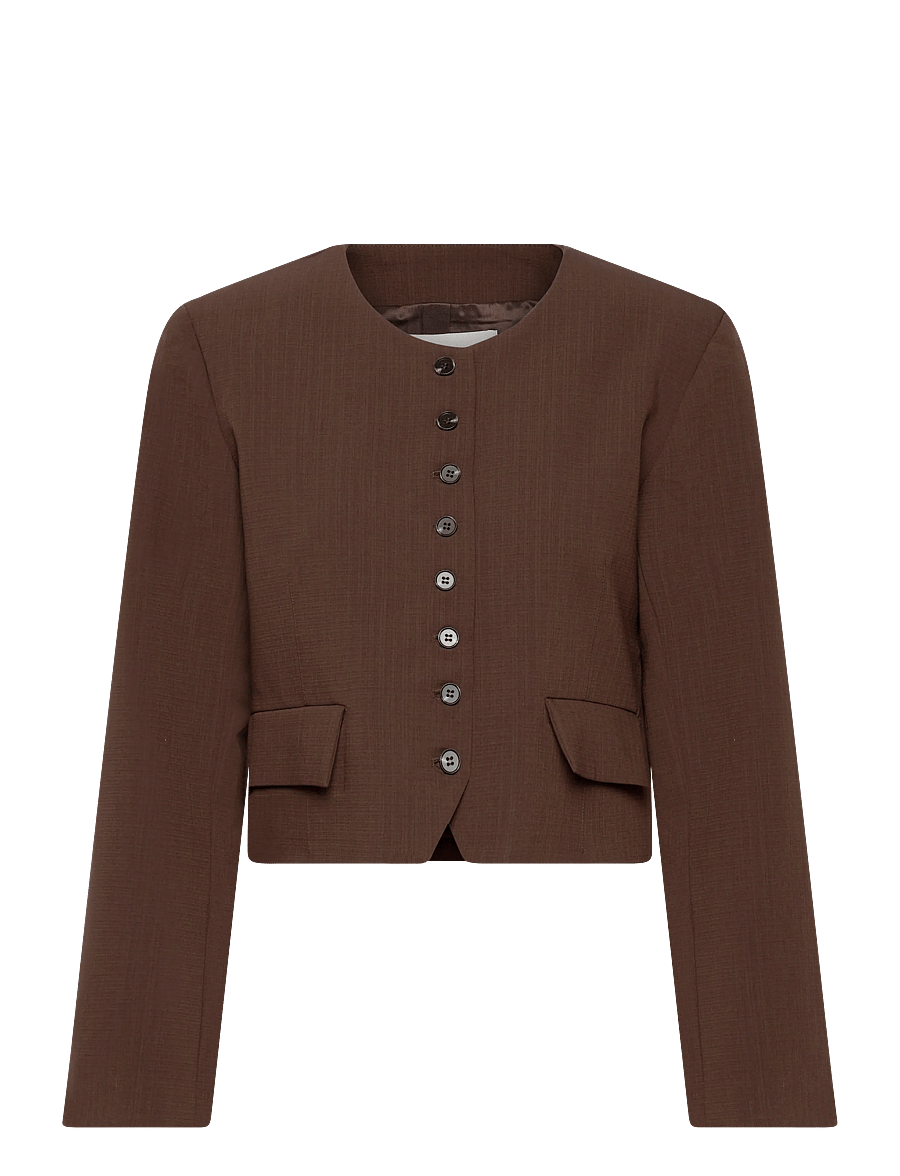 Karen By Simonsen - KBRo Jacket - cropped-blazer - bracken - 0