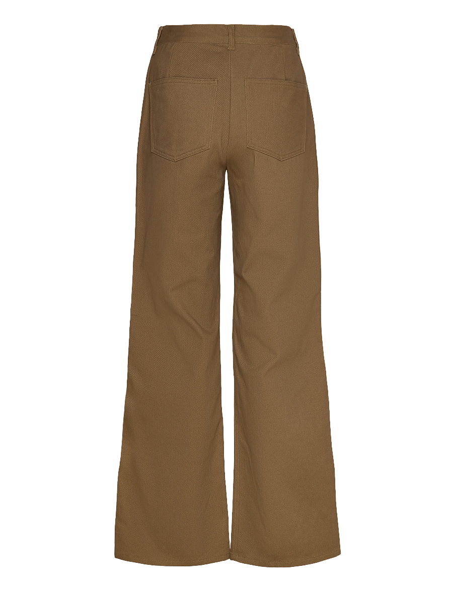 Karen By Simonsen - KBBenedicte Pants - laia säärega püksid - kangaroo - 1