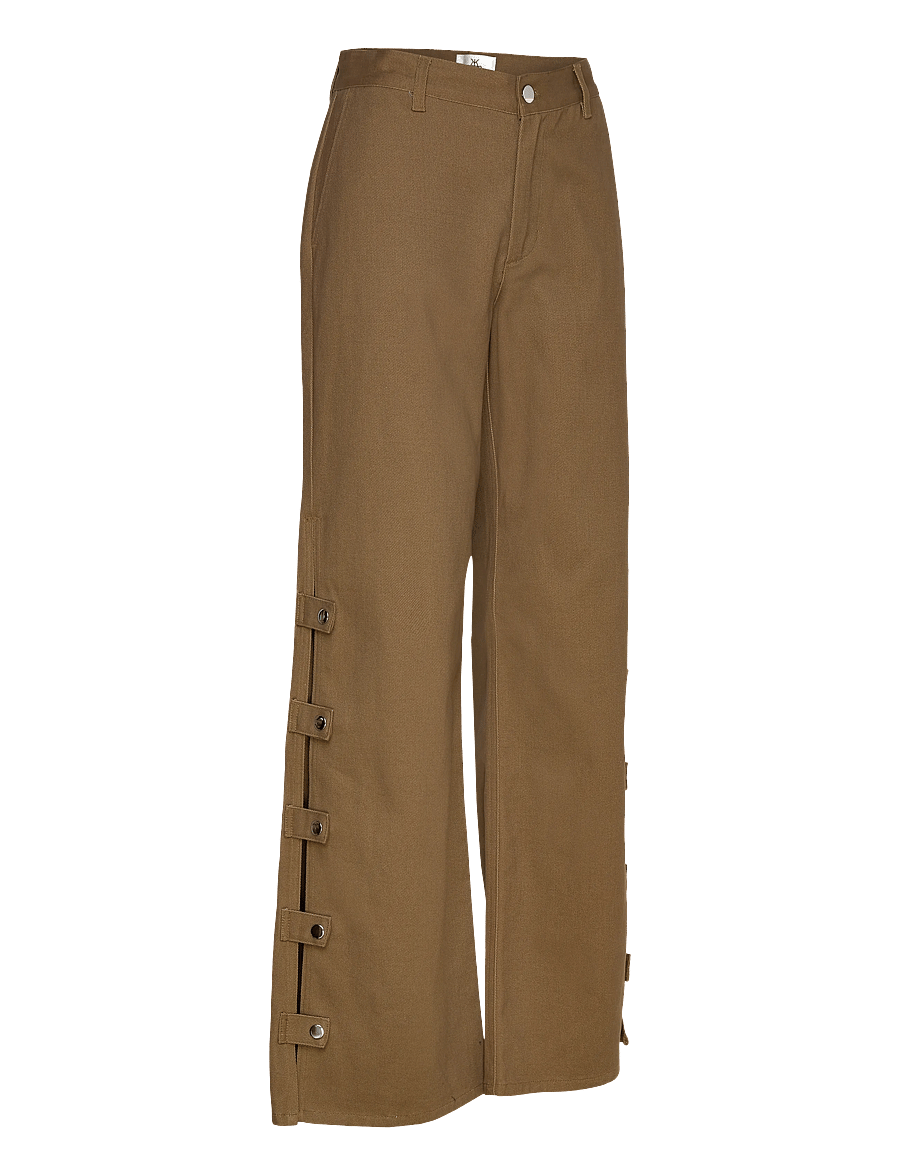 Karen By Simonsen - KBBenedicte Pants - laia säärega püksid - kangaroo - 2