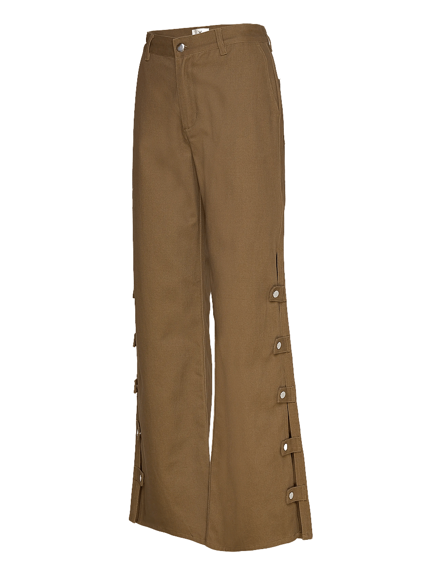 Karen By Simonsen - KBBenedicte Pants - laia säärega püksid - kangaroo - 3