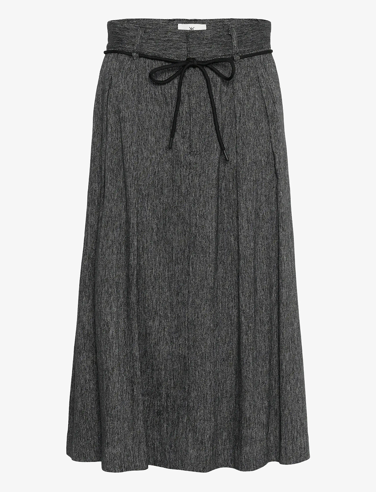 Karen By Simonsen - KBBlair Skirt - midi kjolar - meteorite - 0