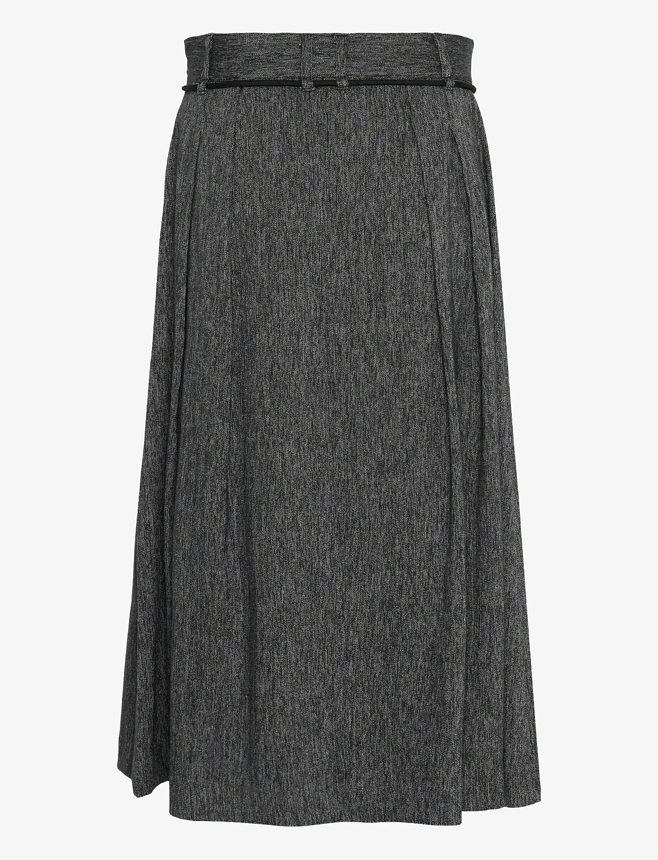 Karen By Simonsen - KBBlair Skirt - midi kjolar - meteorite - 1