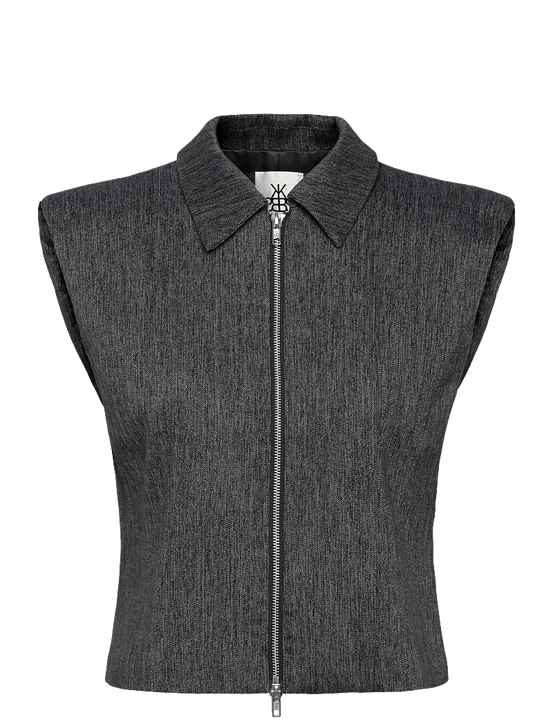 Karen By Simonsen - KBBlair Waistcoat - denimveste - meteorite - 0
