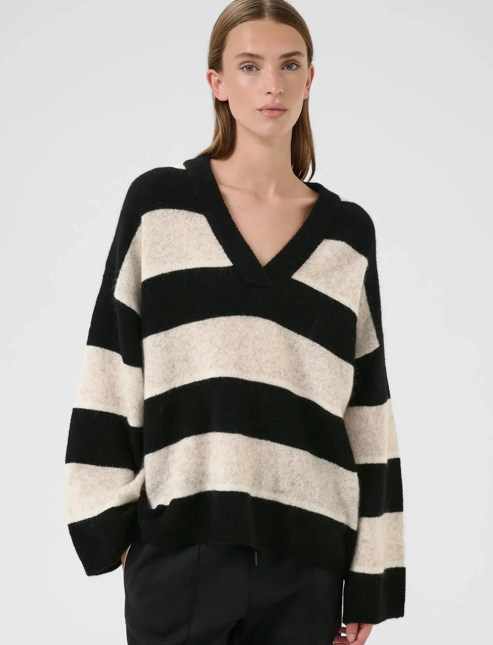 Karen By Simonsen - KBZelda Stripe Knit - sviitrid - meteorite stripe - 0