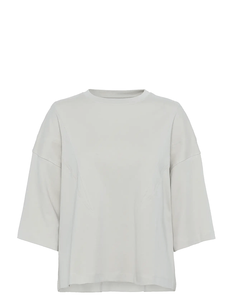 Karen By Simonsen - KBBristol Tee - t-shirts - pumice stone - 1