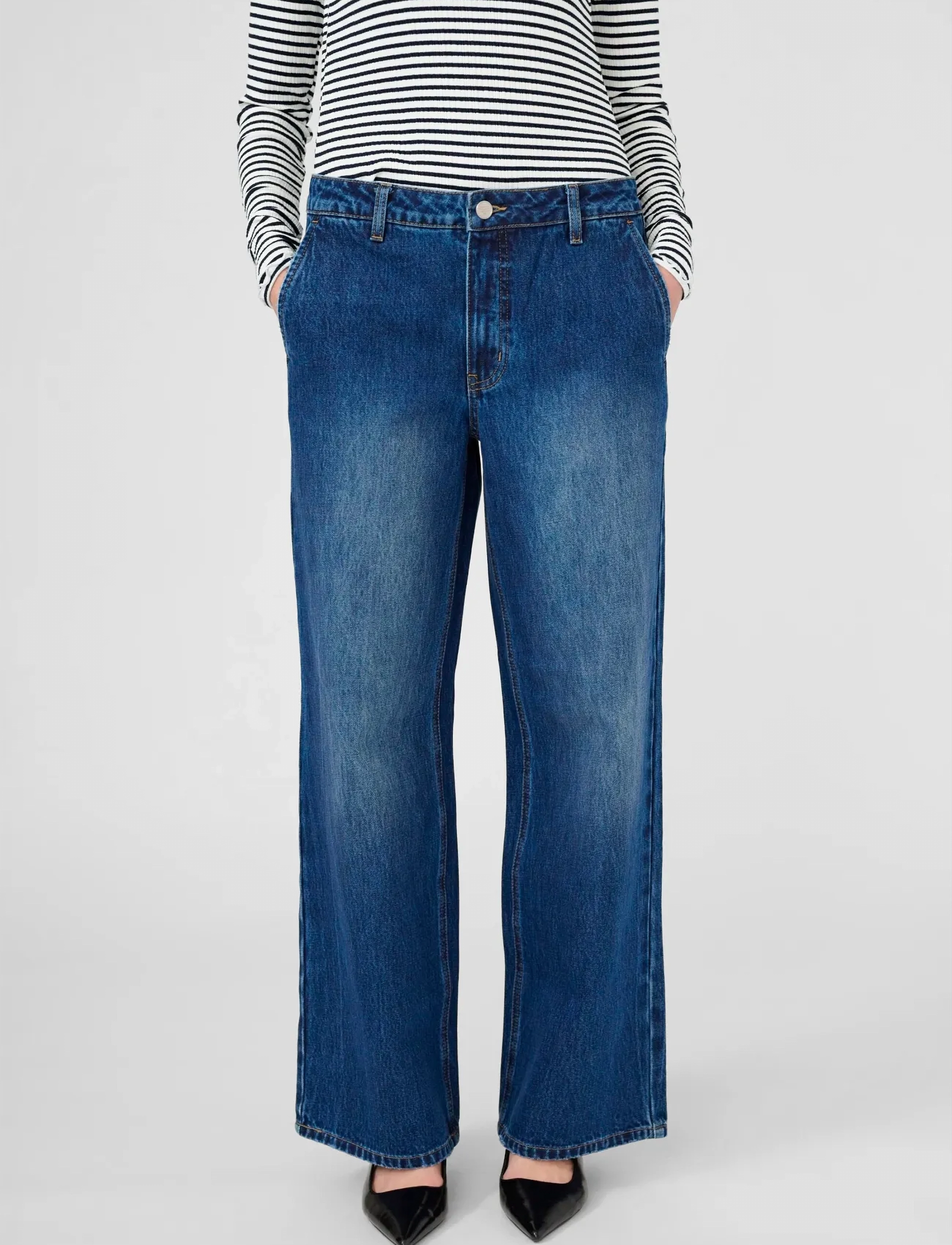 Karen By Simonsen Kbbonnie Jeans, 38, Blue, Jeans > Vidde, Dame