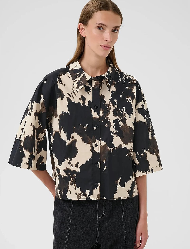 Karen By Simonsen - KBBabeth Shirt - lühikeste varrukatega särgid - babeth - 0