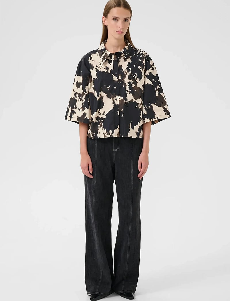 Karen By Simonsen - KBBabeth Shirt - lühikeste varrukatega särgid - babeth - 3