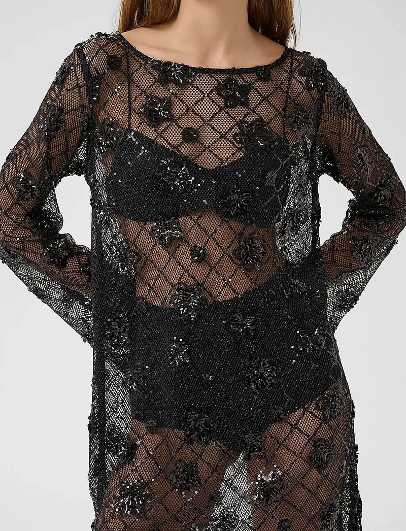 Karen By Simonsen - KBBrynn Dress - aftonklänningar - meteorite - 0