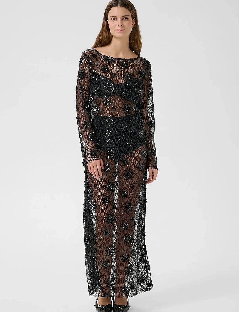 Karen By Simonsen - KBBrynn Dress - aftonklänningar - meteorite - 3