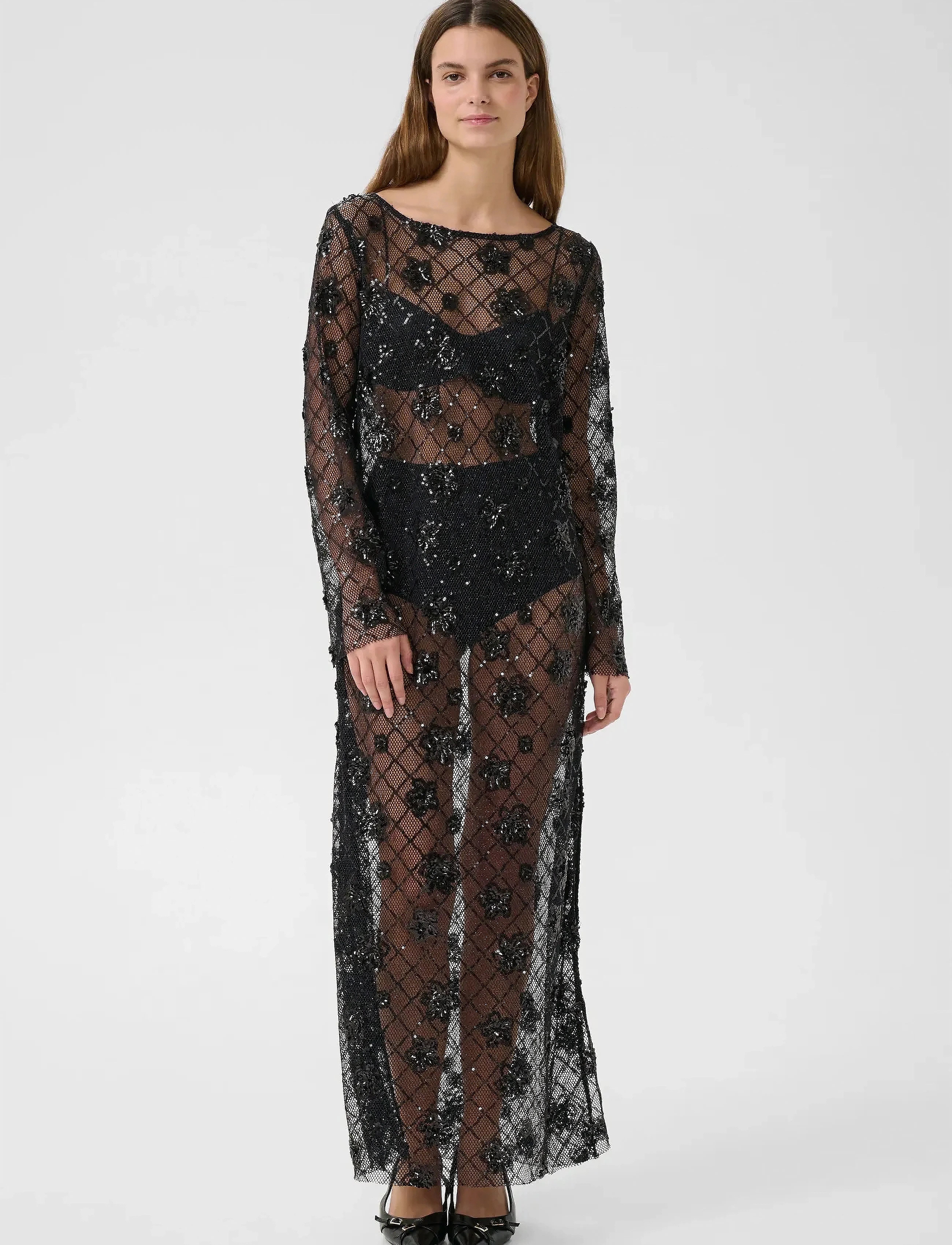 Karen By Simonsen - KBBrynn Dress - vakarinės suknelės - meteorite - 3