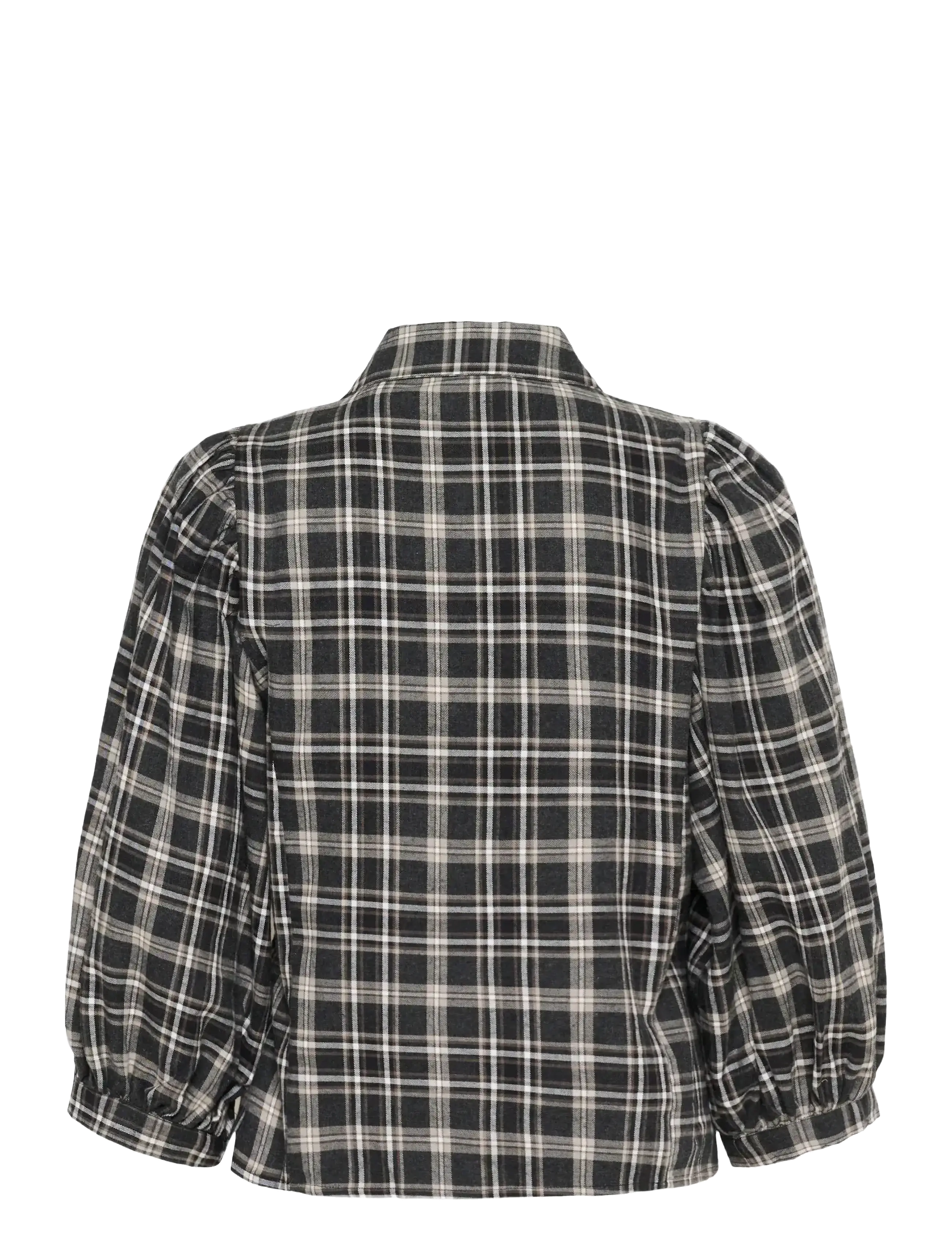 Karen By Simonsen - KBBelis Frosty Blouse - langärmlige hemden - thunderstorm check - 2