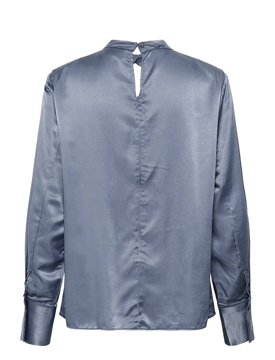 Karen By Simonsen - KBBlanca Drapey Shirt - folkstone gray - 1
