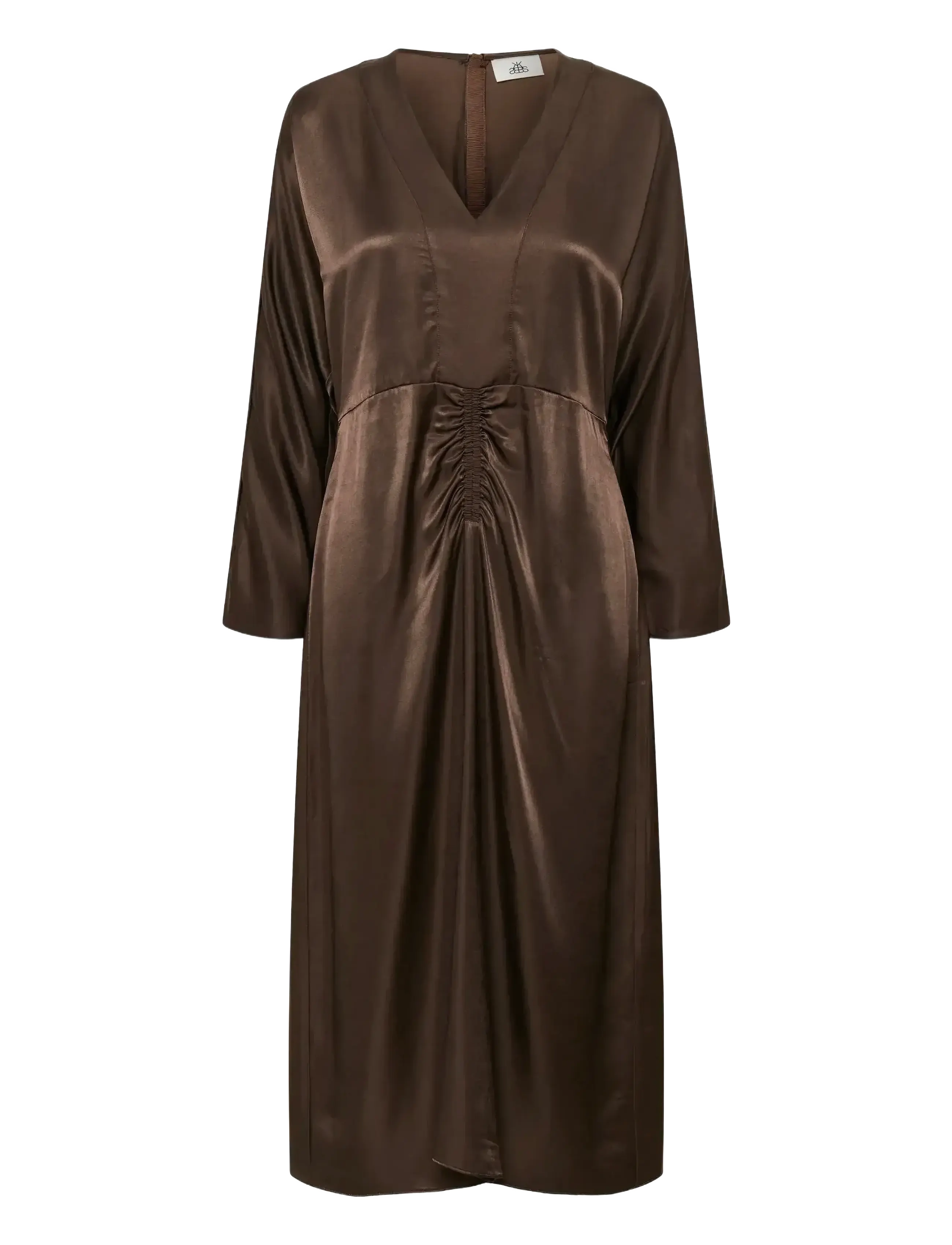 Karen By Simonsen KBBlanca Long Dress - Cocktailkjoler - BRACKEN / brown